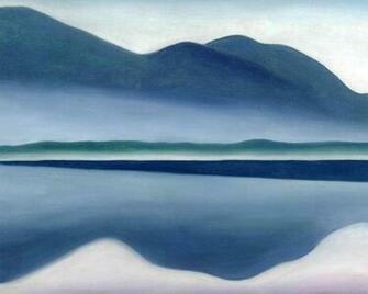 Georgia Okeeffes Lake George Paintings At Hyde