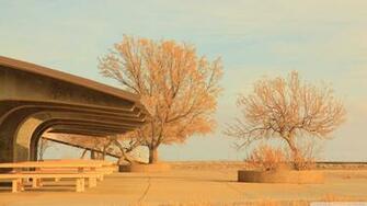Bonneville Salt Flats Rest Area Utah 4k HD Desktop Wallpaper