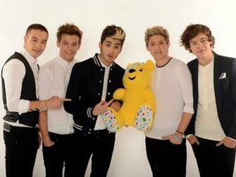 One Direction With Yellow Teddy Wallpaper HD Background