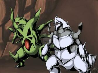 Mega Tyranitar X Aggron By Wolveforger