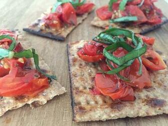 Matzah Bruschetta Meal And A Spiel