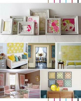 Diy Framing Wallpaper As Art Serial Indulgence