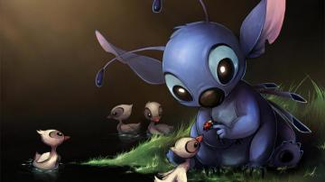 Cute Stitch 1080p Wallpaper