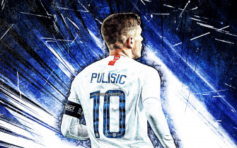 Wallpaper 4k Christian Pulisic Grunge Art Back