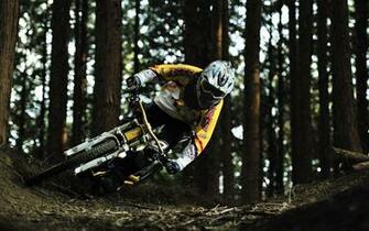 Mountain Biking Bikes Wallpaper Art HD