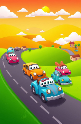 Wallpaper Cars Cartoon