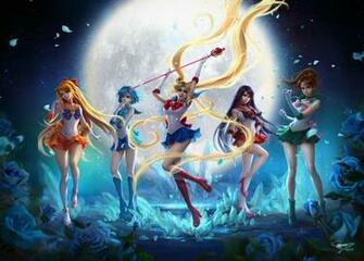 Bishoujo Senshi Sailor Moon Anime Drawing Wallpaper