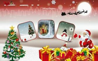 Cute Merry Christmas Background Full HD 1080p Wallpaper