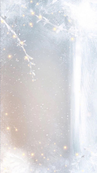 Cute Snow And Lights Wallpaper