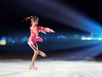 Photo Little Girls Ice Skate Dance Children