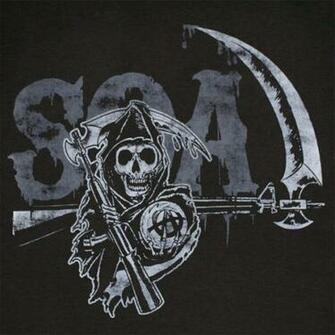 Sons Of Anarchy Reaper Wallpaper Soa Tee Shirt