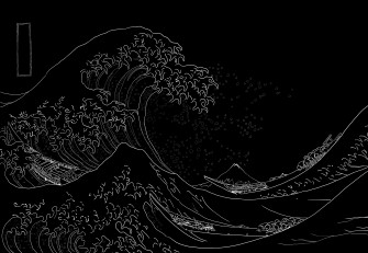 Black Japanese Wallpaper Top Background