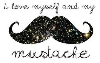 Mustache Background On