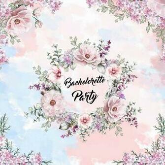 Allenjoy Photo Background Bachelorette Party Pink Wreath Romantic