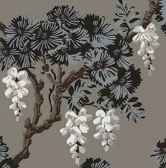 White Wisteria Wallpaper