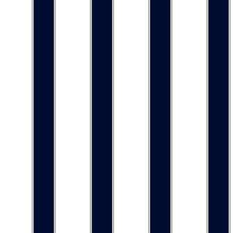 Cool Kids White And Navy Wide Stripe Pinstripe Wallpaper