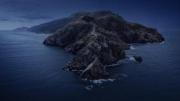 Wallpaper Macos Catalina Night Mountains Wwdc 5k Os