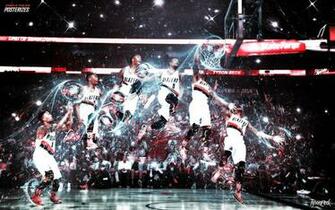 Damian Lillard Slam Dunk Wallpaper By Tyson Beck And Posterizes