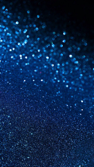 Blue Glitter Wallpaper