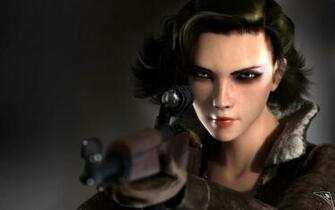 Wallpaper Rifle Velvet Assassin Violette Szabo