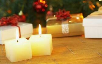 Wallpaper Christmas Candle