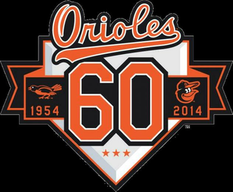Baltimore Orioles Anniversary Logo 60th