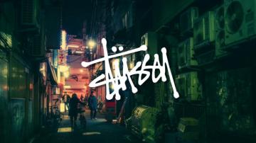 Shibuyas Alley Tokyo Stussy Logo Wallpaper Active