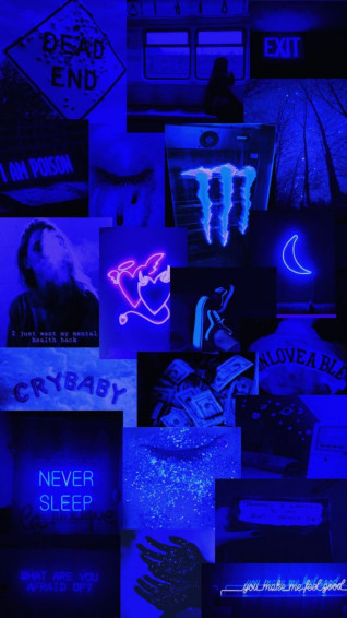 Dark Blue Aesthetic iPhone Wallpaper Top Best