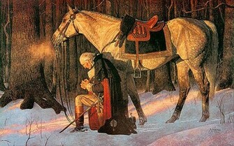 The Prayer At Valley Forge By Arnold Friberg