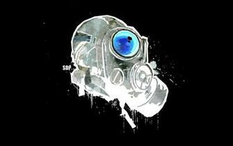 Dubstep Gas Mask Wallpaper Sci Fi