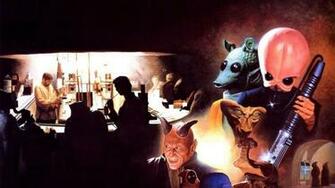 Greedo Science Fiction Artwork Stephen Youll Wallpaper