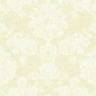 Cream And White Hand Block Damask Wallpaper Wall Sticker Outlet
