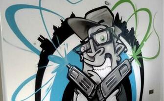 Graffiti Bedroom Wallpaper Cartoon For Kids