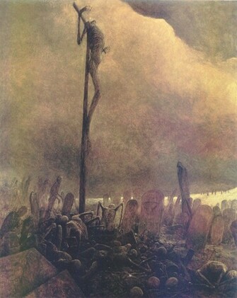 Creepy Cross Phone Wallpaper By Motafetus