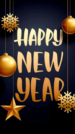 Happy New Year Phone Wallpaper