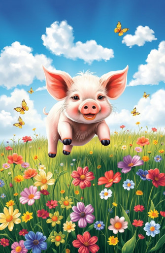 Cute Pig Wallpaper
