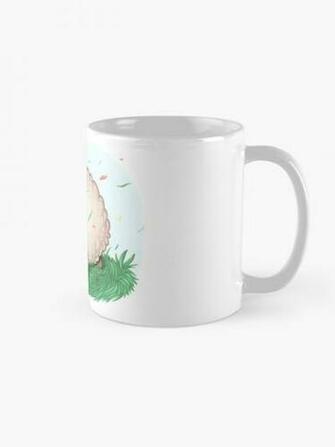Naptime Wooloo Blue Background Mug By Typosable
