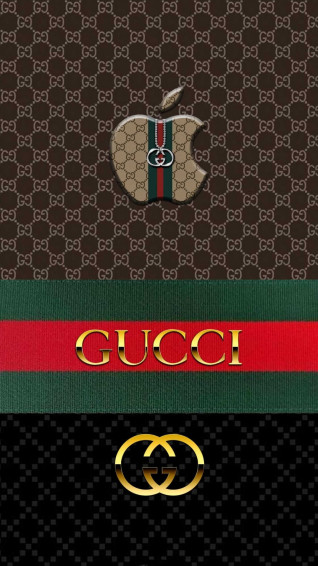 Red Gucci Logo Wallpaper