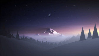 Minimal Moonlight R Wallpaper