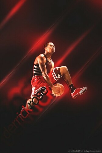 Derrick Rose Dribbling Wallpaper For iPhone