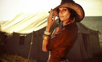 Cowgirl Background Net