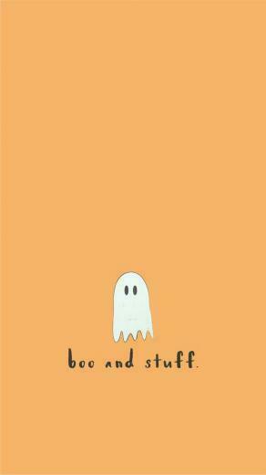 Boo And Stuff Wallpaper Halloween iPhone
