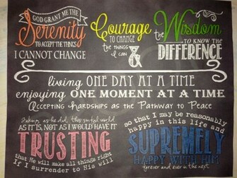 Serenity Prayer As Being