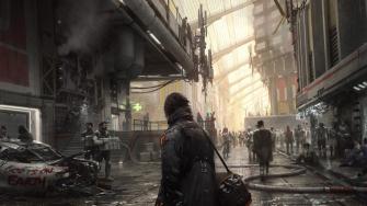 Futuristic City Epidemic People Sci Fi