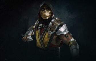 Wallpaper The Game Scorpio Fighter Art Mortal Kombat