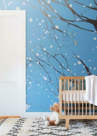 Calico Wallpaper Willow