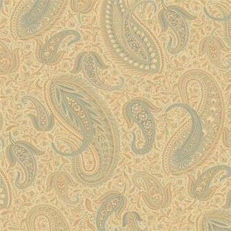 Beige Modern Paisley Wallpaper Traditional