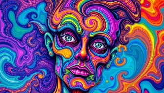 Trippy Face Wallpaper