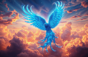 Blue Phoenix Wallpaper