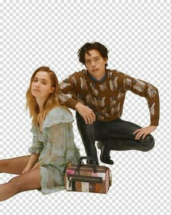 Haley Lu Richardson Y Cole Sprouse Transparent Background Png